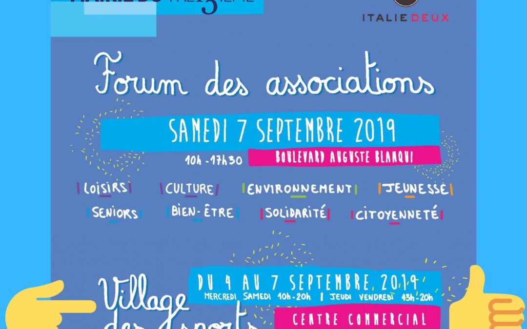 JCB au Forum des Associations – Septembre 2019