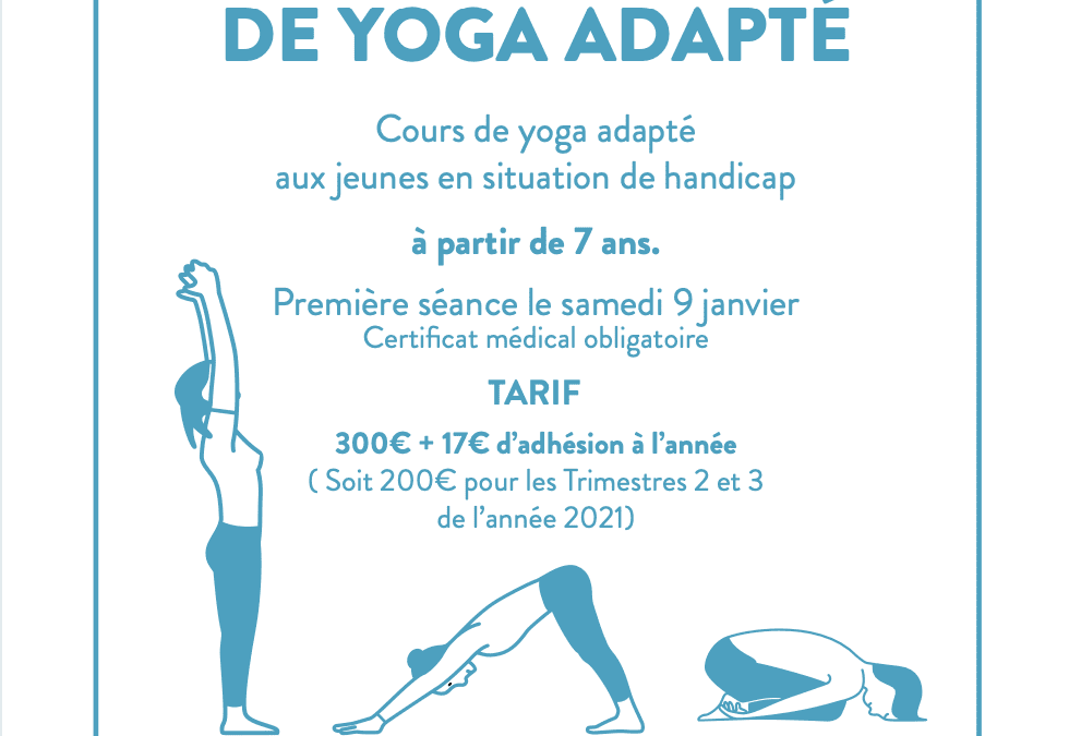 Cours de yoga adapté à partir de janvier 2021