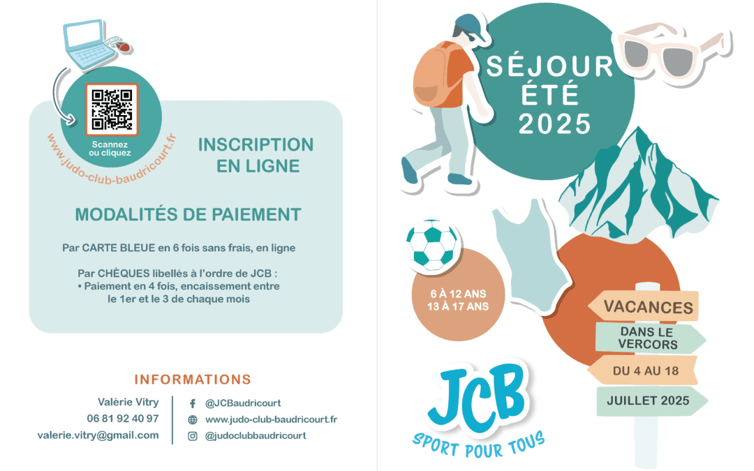 Les inscriptions aux séjours 2025 sont ouvertes !