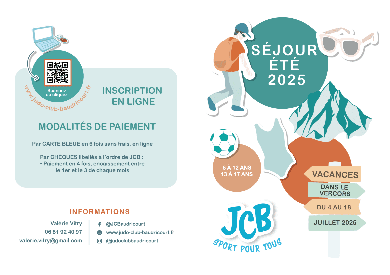 Les inscriptions aux séjours 2025 sont ouvertes !